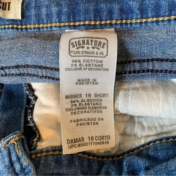 Levi’s Strauss signature size 16 short At waist bootcut medium wash - Picture 6 of 6